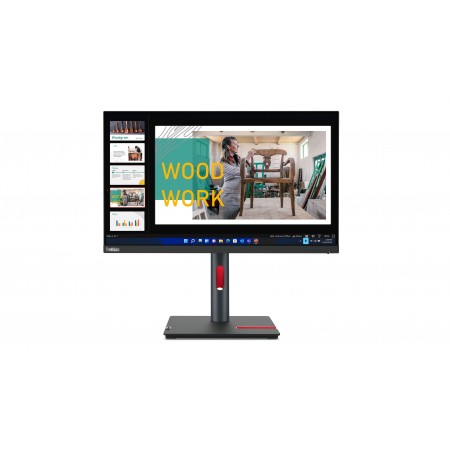 Lenovo ThinkVision P24q-30 LED display 60,5 cm (23.8") 2560 x 1440 pixels Quad HD Preto