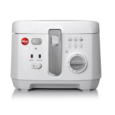 ELDOM FR18 freet Deep fryer 2.5 L Grey,White Stand-alone 1800 W