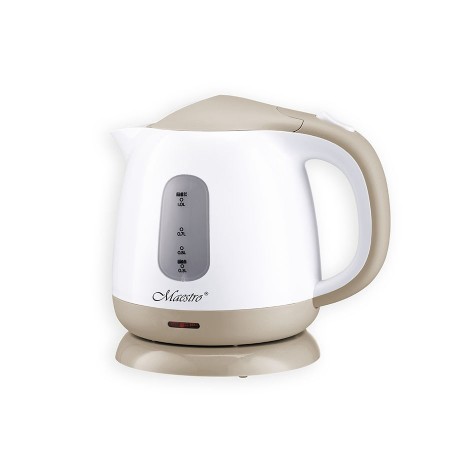 Electric kettle Maestro MR-012, white and beige