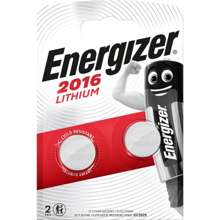 ENERGIZER BATTERIES SPECIALIZED CR2016 2 PIECES