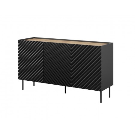 3D2SZ ONDA chest of drawers 150x45x85 black