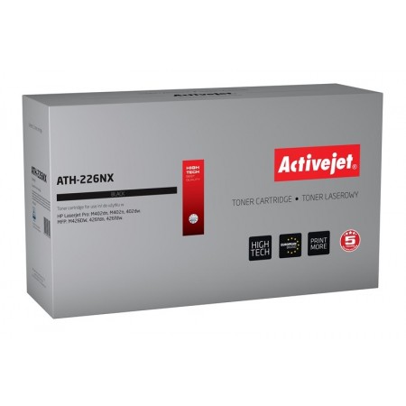 Activejet ATH-226NX Toner (replacement for HP 226X CF226X- Supreme- 9,000 pages- black)