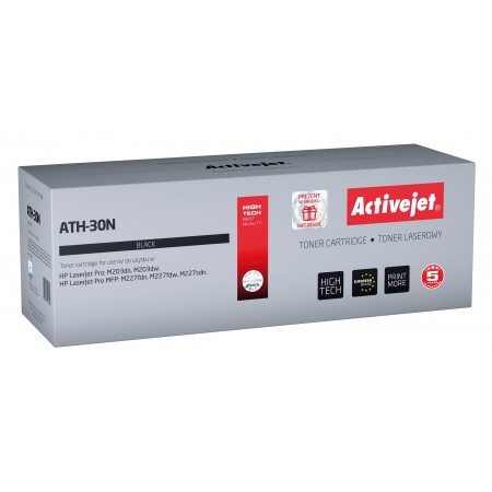 Activejet ATH-30N toner (replacement for HP 30A CF230A- Supreme- 1600 pages- black)