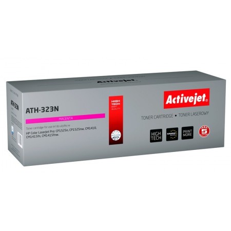 Activejet ATH-323N Toner (replacement for HP 128A CE323A- Supreme- 1300 pages- Magenta)