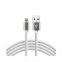 everActive cable USB 1m - White, silicone, quick charge, 2,4A - CBS-1MW