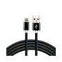 everActive cable USB Lightning 1m - Black, silicone, quick charge, 2,4A - CBS-1IB