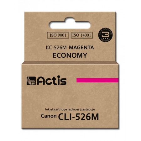 Actis KC-526M Ink Cartridge (replacement for Canon CLI-526M- Standard- 10 ml- magenta)