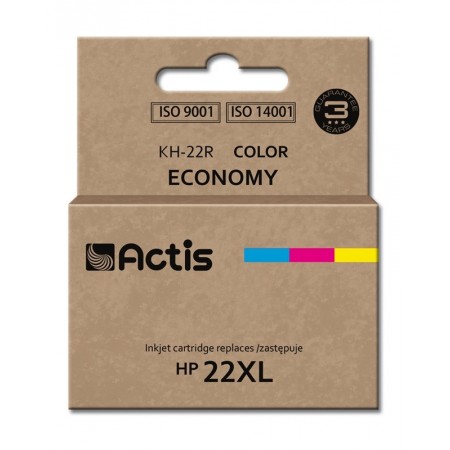 Actis KH-22R ink for HP printer- HP 22XL C9352A replacement- Standard- 18 ml- color