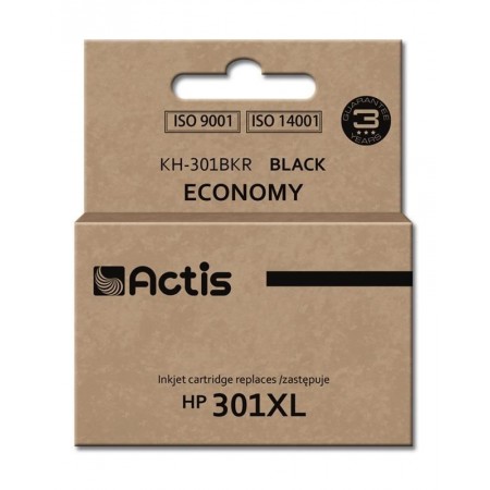 Actis KH-301BKR ink for HP printer- HP 301XL CH563EE replacement- Standard- 20 ml- black