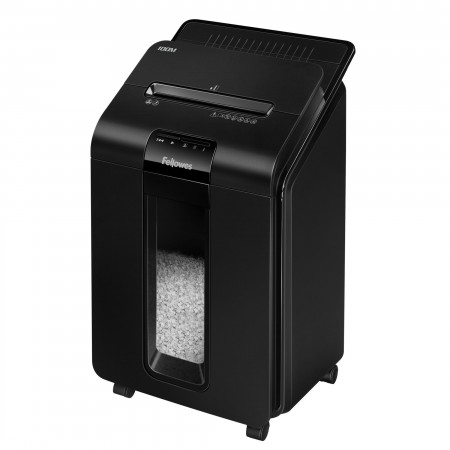 Fellowes AutoMax 100M destruidora de papel Trituração de corte de partículas 22 cm Preto