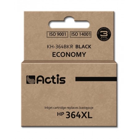 Actis KH-364BKR ink for HP printer- HP 364XL CN684EE replacement- Standard- 20 ml- black