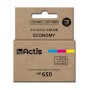 Actis KH-650CR ink for HP printer- HP 650 CZ102AE replacement- Standard- 9 ml- color