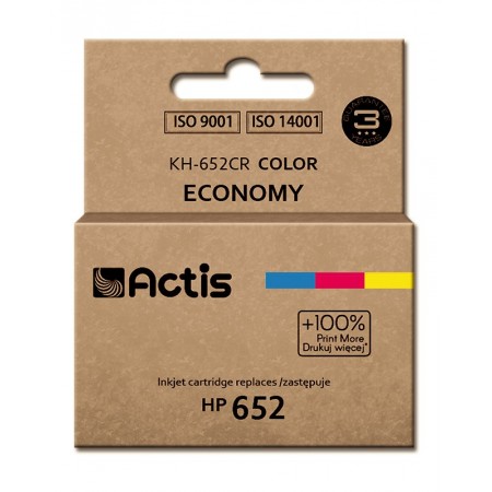 Actis KH-652CR ink for HP printer- HP 652 F6V24AE replacement- Standard- 15 ml- color