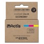 Actis KH-653CR printer ink, replacement HP 653XL 3YM74AE- Premium- 18ml- 300 pages- colour