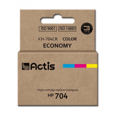 Actis KH-704CR ink for HP printer- HP 704 CN693AE replacement- Standard- 9 ml- color