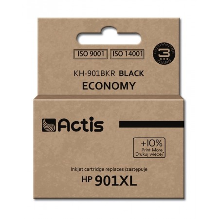 Actis KH-901BKR ink for HP printer- HP 901XL CC656AE replacement- Standard- 20 ml- black