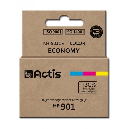 Actis KH-901CR ink for HP printer- HP 901XL CC656AE replacement- Standard- 18 ml- color