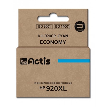 Actis KH-920CR ink for HP printer- HP 920XL CD972AE replacement- Standard- 12 ml- cyan