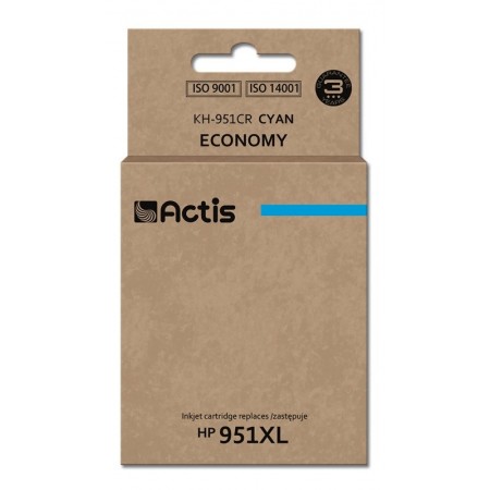 Actis KH-951CR ink for HP printer- HP 951XL CN046AE replacement- Standard- 25 ml- cyan