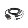 Gembird A-HDMI-VGA-03-6 video cable adapter 1.8 m HDMI Type A (Standard) VGA (D-Sub) + 3.5mm Black