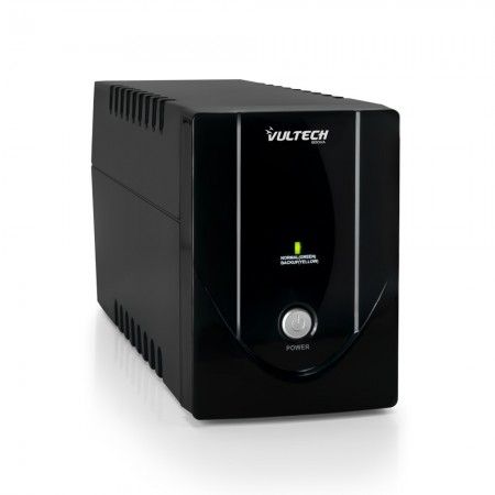 Vultech UPS800VA-LITE UPS Linha interativa 0,8 kVA 440 W 2 tomada(s) CA