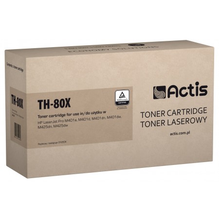 Actis TH-80X toner for HP printer- HP 80X CF280X replacement- Standard- 6900 pages- black