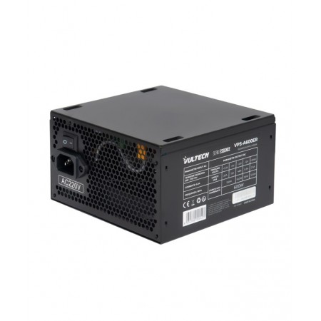 Vultech VPS-A600ER fonte de alimentação 600 W 24-pin ATX ATX Preto