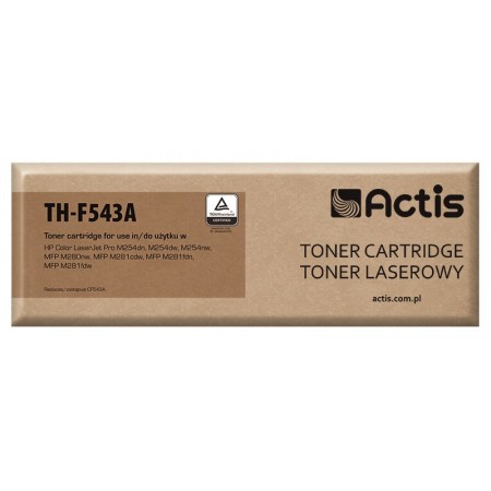 Actis TH-F543A toner for HP printer- HP 203A CB543A replacement- Standard- 1300 pages- magenta