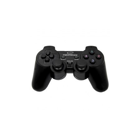 Esperanza EG106 Gaming Controller Joystick PC,Playstation 2,Playstation 3 Analogue / Digital USB 2.0 Black