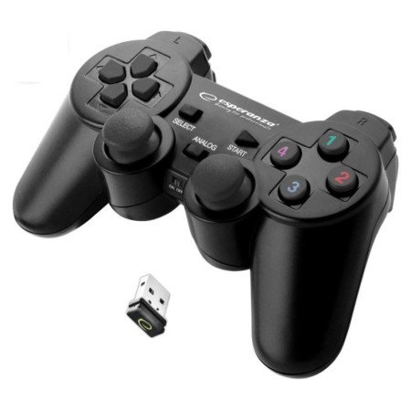 Esperanza EGG108K Gaming Controller Black USB 2.0 Gamepad Analogue / Digital PC, Playstation 3
