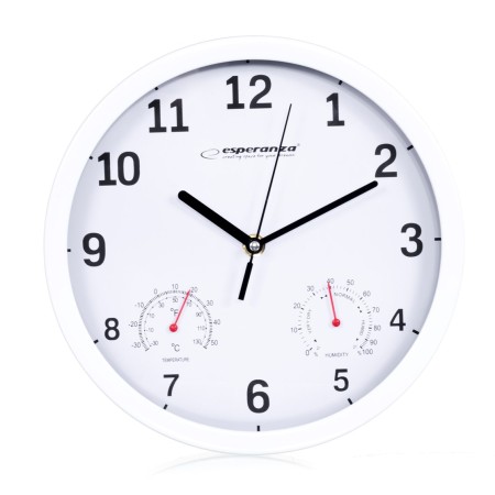 Esperanza EHC016W wall/table clock Quartz clock Round White