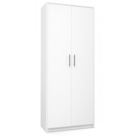 Filing cabinet OLIV 2D 74x35x180 cm, white