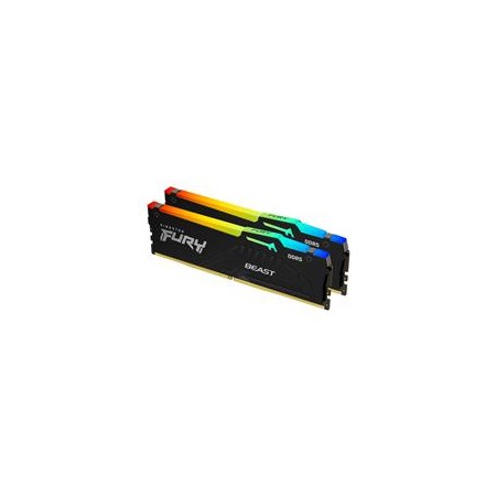 Kingston Technology FURY Beast 16GB 4800MT/s DDR5 CL38 DIMM (Kit of 2) RGB