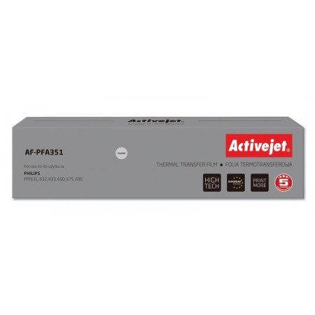 Activejet AF-PFA351 fax film (replacement for Philips PFA351, Magic 5- Supreme- 213mm x 45m)