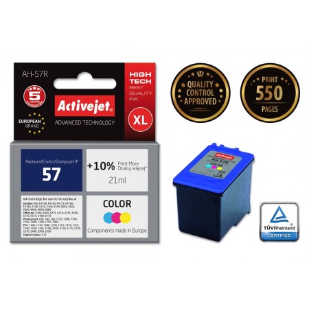 Activejet AH-57R Ink cartridge (replacement for HP 57 C6657AE- Premium- 21 ml- color)