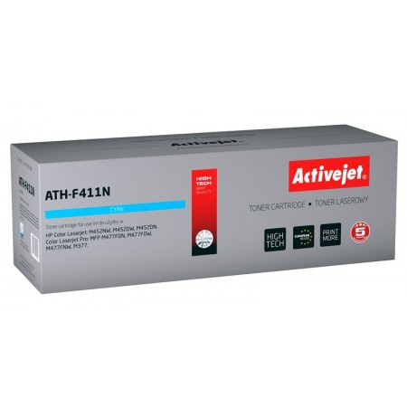 Activejet ATH-F411N toner (replacement for HP 410A CF411A- Supreme- 2300 pages- cyan)