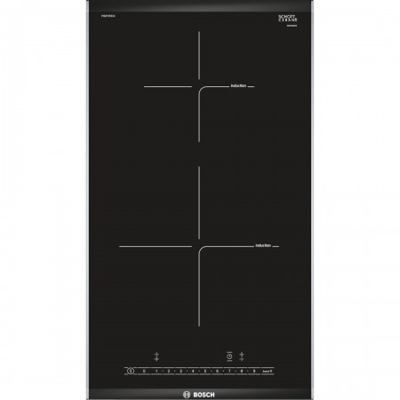 Bosch PIB375FB1E hob Black, Stainless steel Built-in Zone induction hob 2 zone(s)