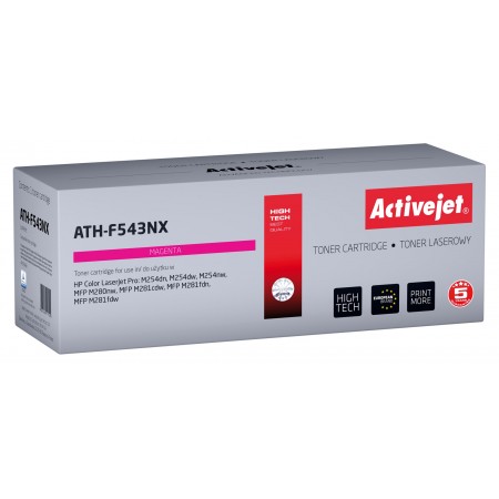 Activejet ATH-F543NX Toner (replacement for HP 203X HP203X CF543X CRG 054H CRG054H- Supreme- 2500 pages- magenta)