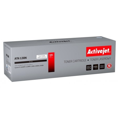 Activejet ATK-130N Toner (replacement for Kyocera TK-130- Supreme- 7200 pages- black)