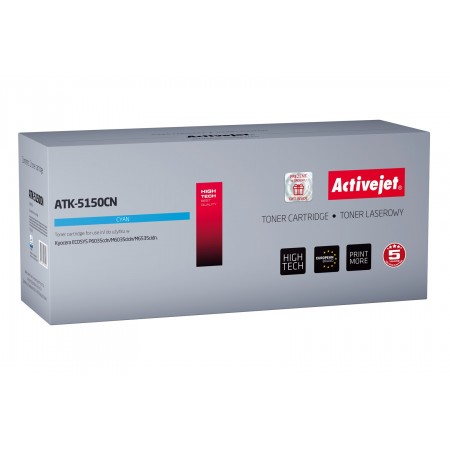 Activejet ATK-5150CN toner (replacement for Kyocera TK-5150C- Supreme- 10000 pages- cyan)