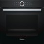 Bosch Serie 8 HBG635BB1 oven 71 L A+ Black, Stainless steel