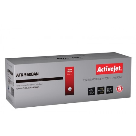 Activejet ATK-560BAN toner for Kyocera printer- Kyocera TK-560K replacement- Premium- 12000 pages- black