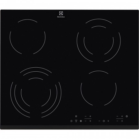 Electrolux EHF6343FOK hob Black Built-in 60 cm Ceramic 4 zone(s)