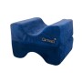 Expandable cushion between the knees and under the legs