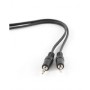 Gembird 1.2m, 3.5mm/3.5mm, M/M audio cable Black