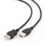 Gembird 3m USB 2.0 A M/FM USB cable USB A Black