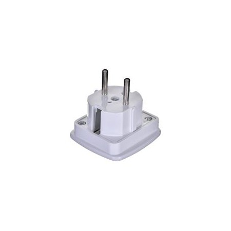 Gembird A-AC-UKEU-001 power plug adapter Type G (UK) Type F White