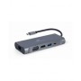 Gembird A-CM-COMBO7-01 notebook dock/port replicator USB 3.2 Gen 1 (3.1 Gen 1) Type-A Grey