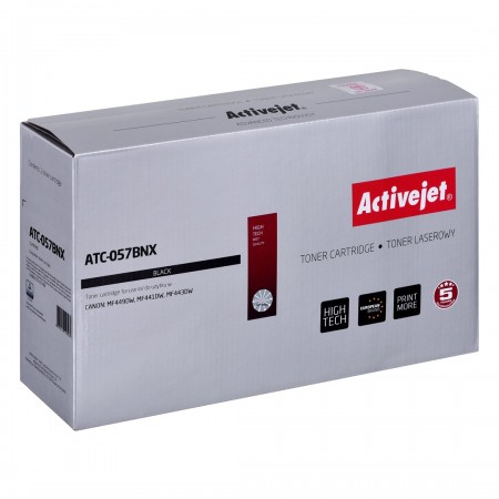 Activejet ATC-057BNX Toner (replacement for Canon CRG-057HBK- CRG-057H- Supreme- 10000 pages- black) WITH CHIP