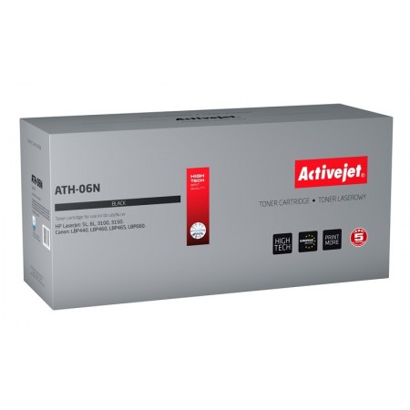 Activejet ATH-06N Toner (replacement for HP 06A C3906A, Canon EP-A- Supreme- 2800 pages- black)